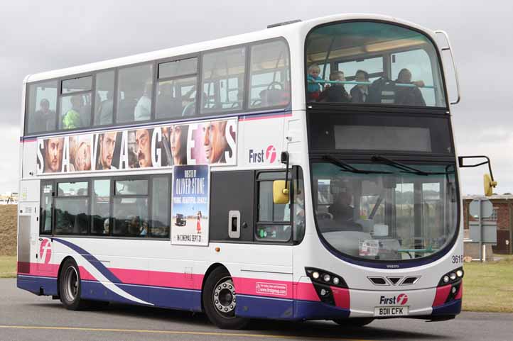First East England Volvo B9TL Wright 36166